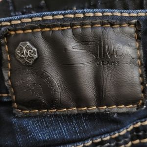 SILVER SUKI MID super SKINNY